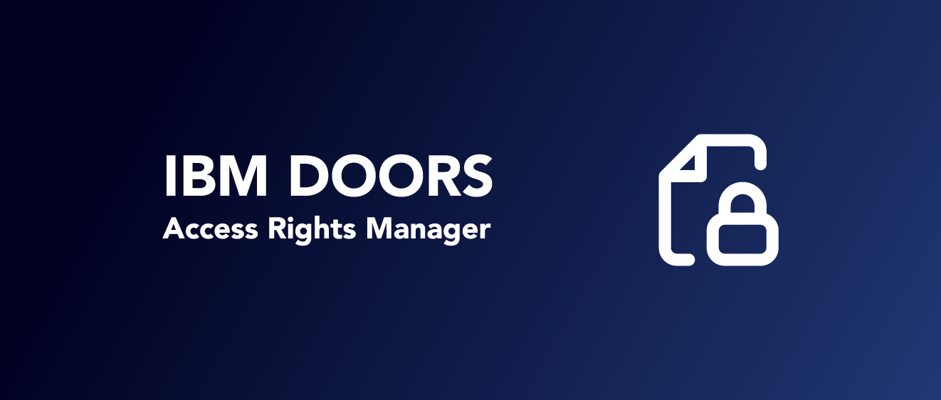 IBM DOORS Access Rights Manager