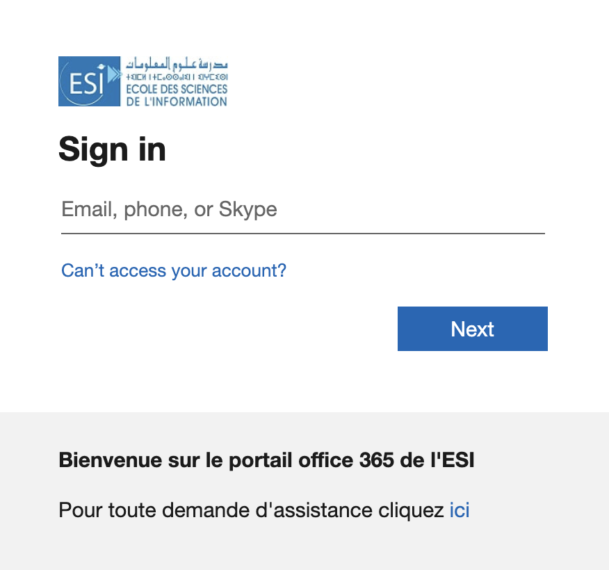 Microsoft Login